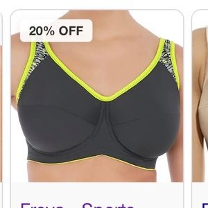 Woman’s FREYA sports bras
